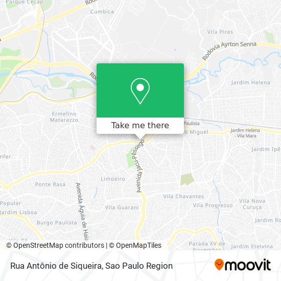 Rua Antônio de Siqueira map