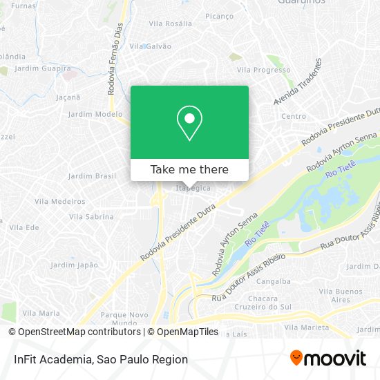 Mapa InFit Academia