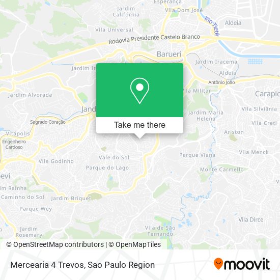 Mercearia 4 Trevos map