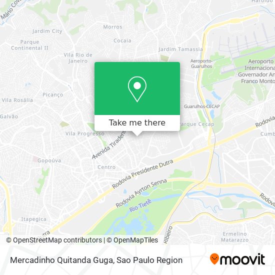 Mercadinho Quitanda Guga map