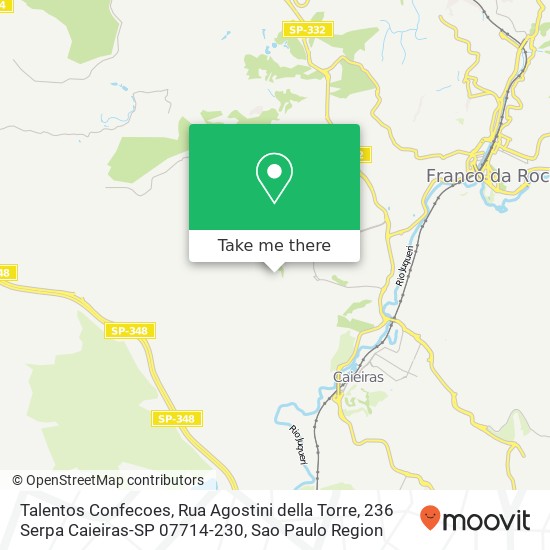 Talentos Confecoes, Rua Agostini della Torre, 236 Serpa Caieiras-SP 07714-230 map