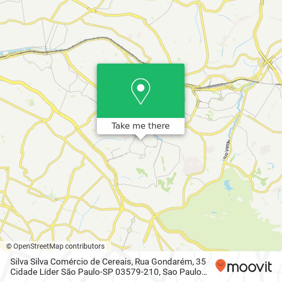 Silva Silva Comércio de Cereais, Rua Gondarém, 35 Cidade Líder São Paulo-SP 03579-210 map