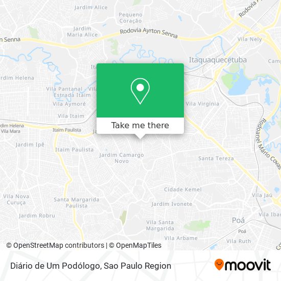 Diário de Um Podólogo map