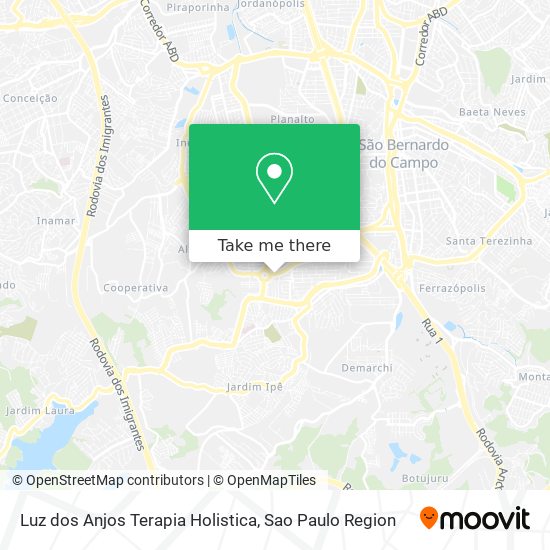 Luz dos Anjos Terapia Holistica map