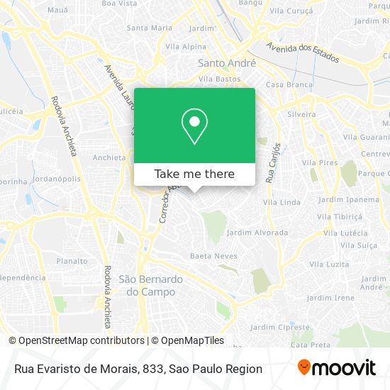 Rua Evaristo de Morais, 833 map