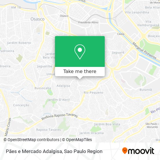 Pães e Mercado Adalgisa map