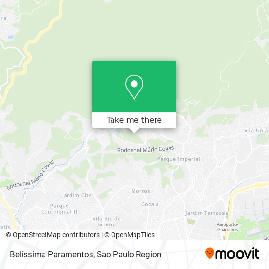 Belíssima Paramentos map