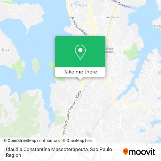 Mapa Claudia Constantina Massoterapeuta