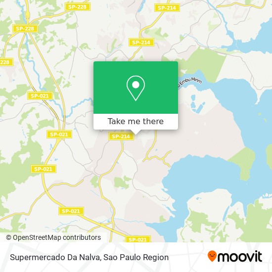 Mapa Supermercado Da Nalva