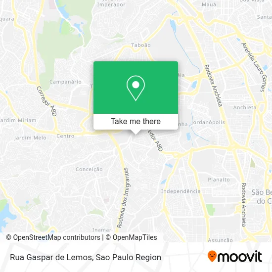 Rua Gaspar de Lemos map