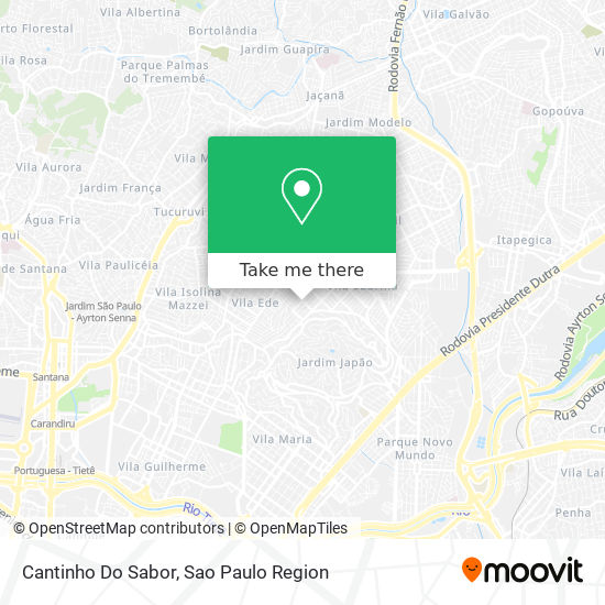 Mapa Cantinho Do Sabor