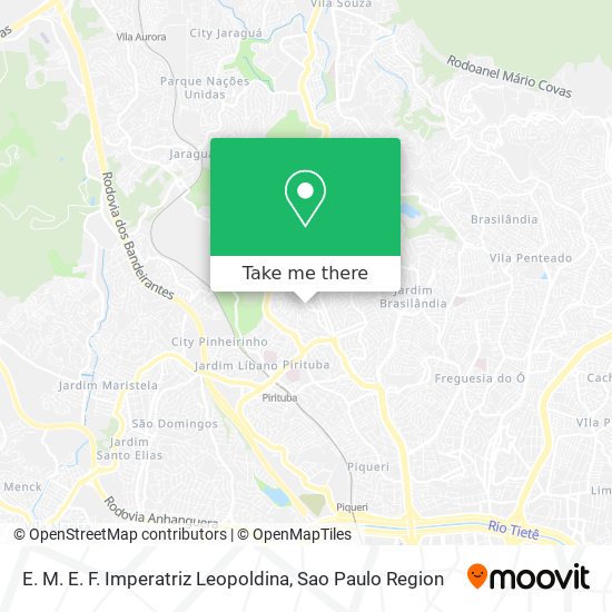 E. M. E. F. Imperatriz Leopoldina map