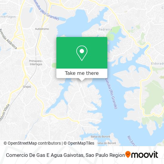 Comercio De Gas E Agua Gaivotas map
