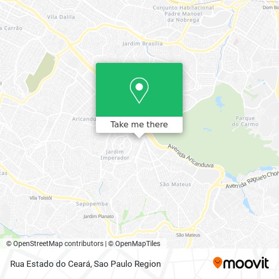 Rua Estado do Ceará map