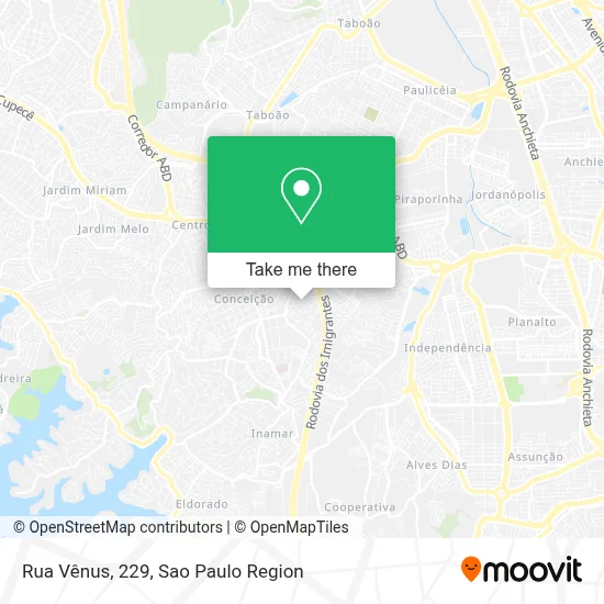 Rua Vênus, 229 map