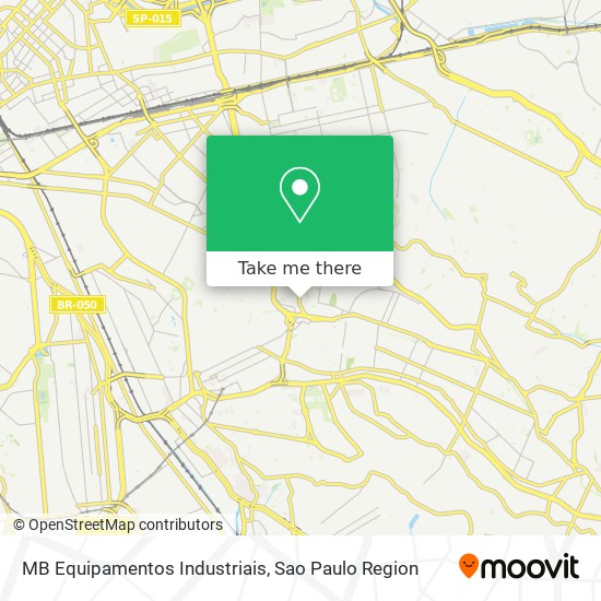 MB Equipamentos Industriais map