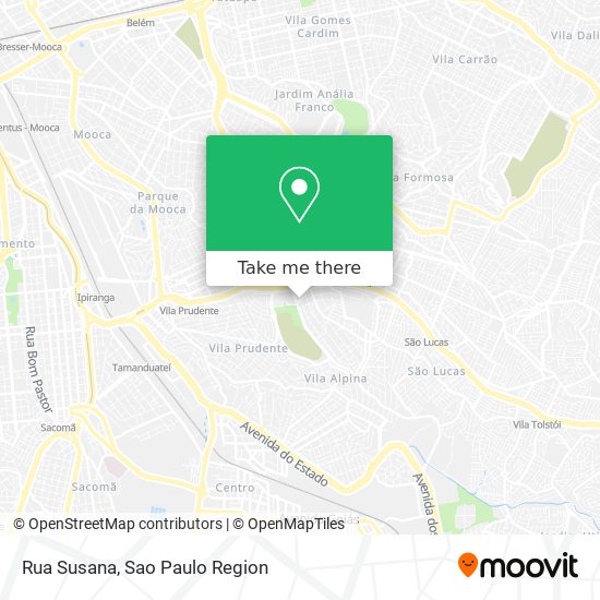 Rua Susana map