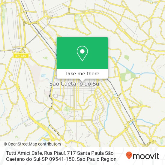 Tutti Amici Cafe, Rua Piauí, 717 Santa Paula São Caetano do Sul-SP 09541-150 map