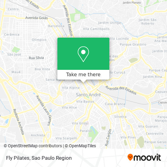 Fly Pilates map