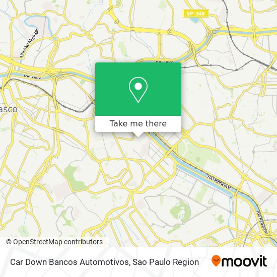 Car Down Bancos Automotivos map