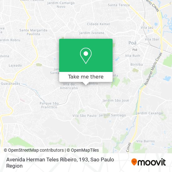 Avenida Herman Teles Ribeiro, 193 map