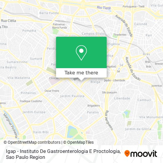 Igap - Instituto De Gastroenterologia E Proctologia map