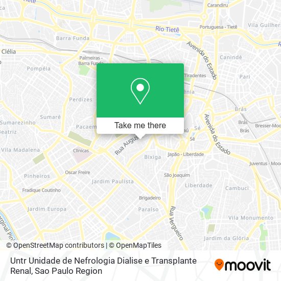Untr Unidade de Nefrologia Dialise e Transplante Renal map