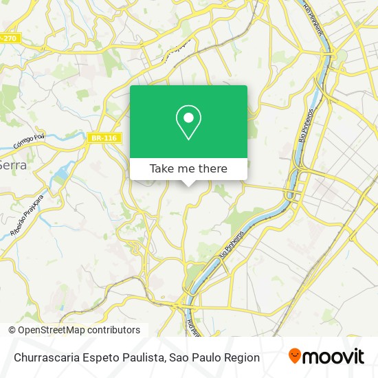 Churrascaria Espeto Paulista map
