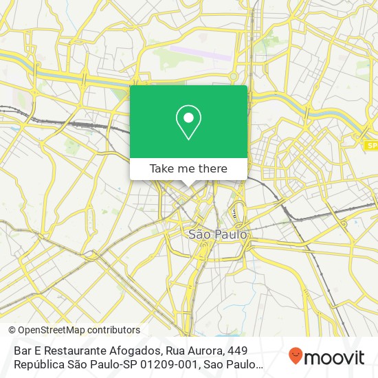 Bar E Restaurante Afogados, Rua Aurora, 449 República São Paulo-SP 01209-001 map