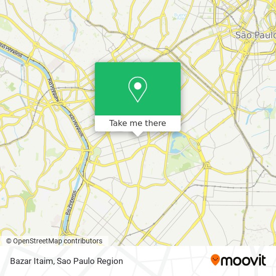 Bazar Itaim map