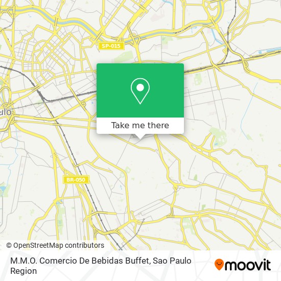 M.M.O. Comercio De Bebidas Buffet map