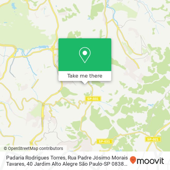 Padaria Rodrigues Torres, Rua Padre Jósimo Morais Tavares, 40 Jardim Alto Alegre São Paulo-SP 08381-710 map