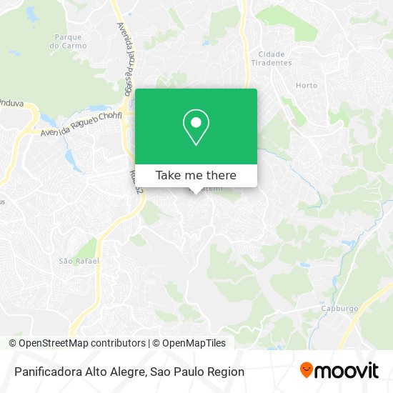 Panificadora Alto Alegre map