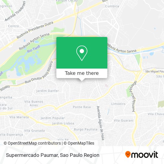 Mapa Supermercado Paumar