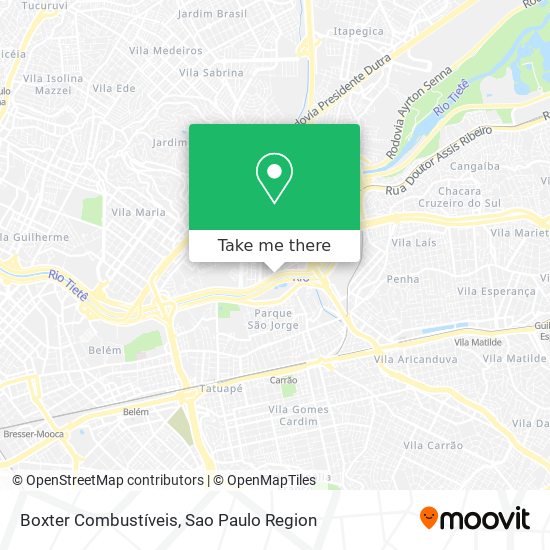 Boxter Combustíveis map