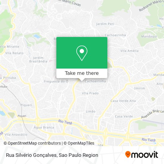 Rua Silvério Gonçalves map