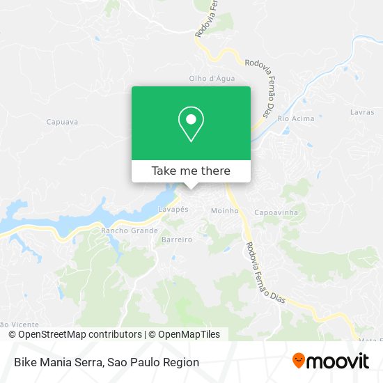 Bike Mania Serra map