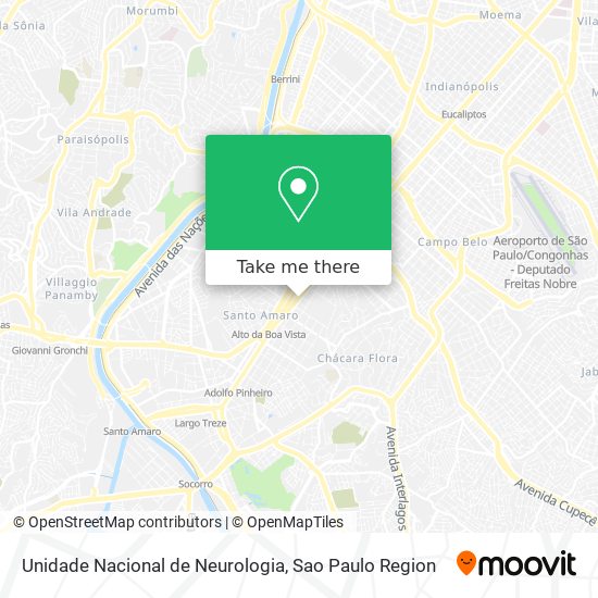 Unidade Nacional de Neurologia map