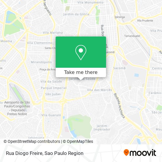 Mapa Rua Diogo Freire