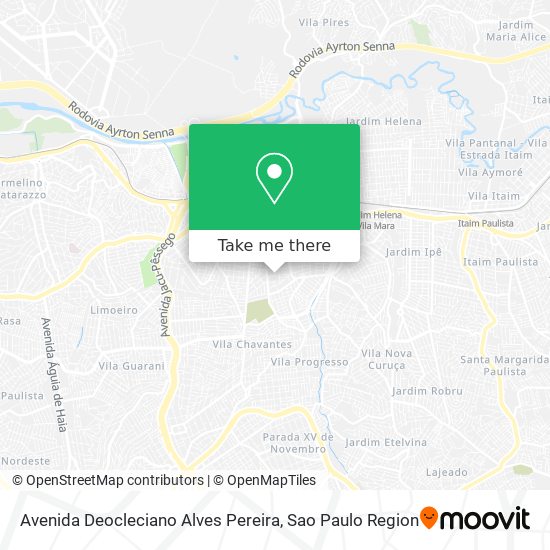 Avenida Deocleciano Alves Pereira map