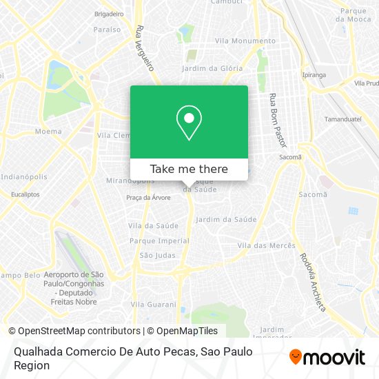 Qualhada Comercio De Auto Pecas map