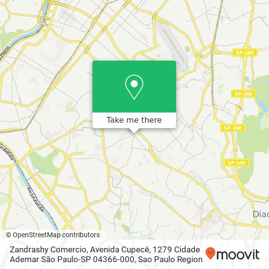 Zandrashy Comercio, Avenida Cupecê, 1279 Cidade Ademar São Paulo-SP 04366-000 map