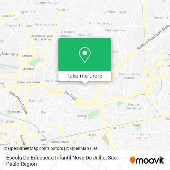 Escola De Educacao Infantil Nove De Julho map