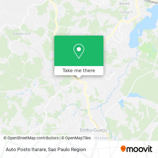 Mapa Auto Posto Itarare