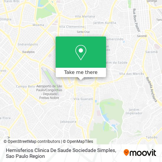 Hemisferios Clinica De Saude Sociedade Simples map