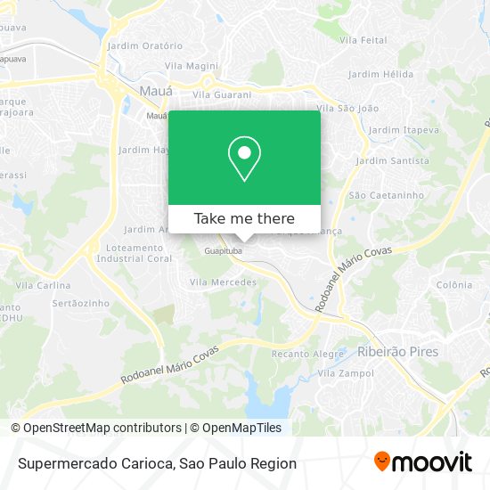 Supermercado Carioca map