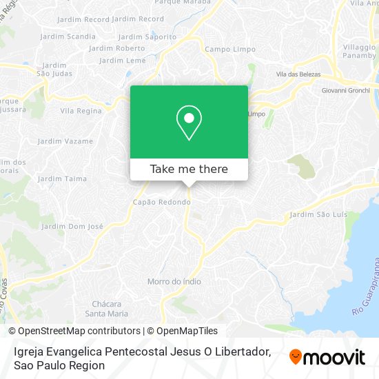 Igreja Evangelica Pentecostal Jesus O Libertador map