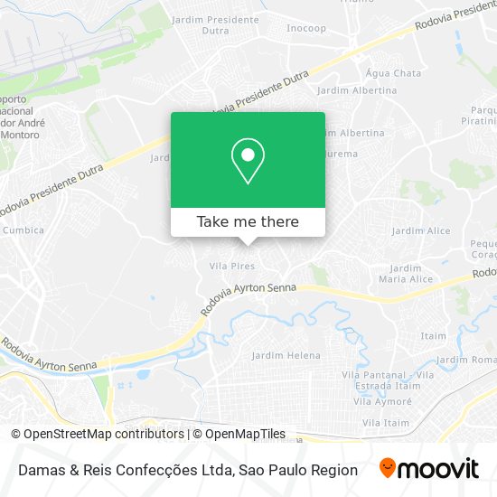 Damas & Reis Confecções Ltda map