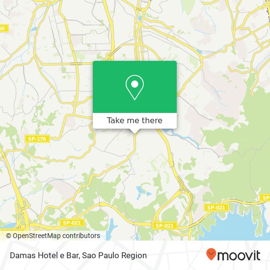 Damas Hotel e Bar map