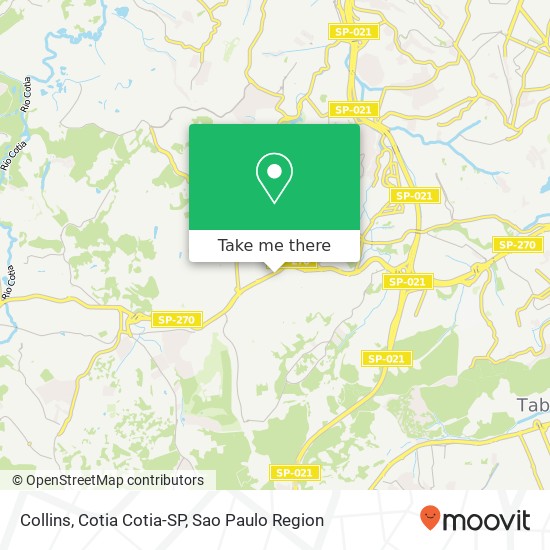 Mapa Collins, Cotia Cotia-SP